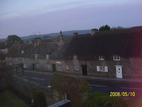 Early morning in Corfe Castle