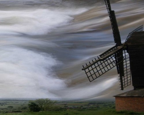 Composite picture of the Windmill, Brill, Bucks.