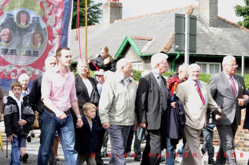 Spennymoor Heritage Banner at Durham Miners Gala 2008