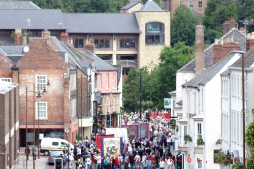 Spennymoor Heritage Banner at Durham Miners Gala 2008