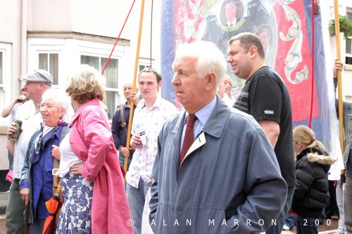 Spennymor Heritage Banner at Durham Miners Gala 2008