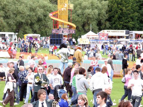 Spennymoor Heritage Banner at Durham Miners Gala 2008