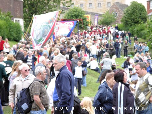 Spennymoor Heritage Banner at Durham Miners Gala 2008