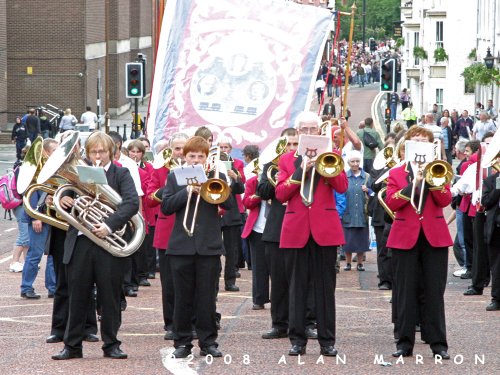 Spennymoor Heritage Banner at Durham Miners Gala 2008