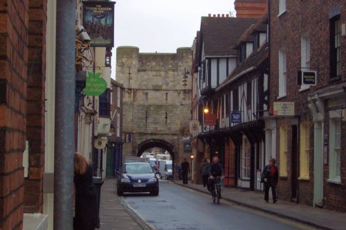 Street near Bootham Bar in York