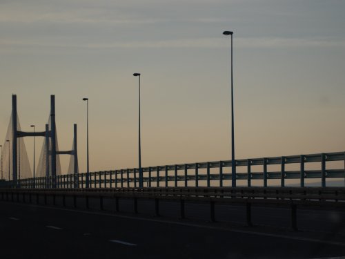 Crossing the Severn bridge