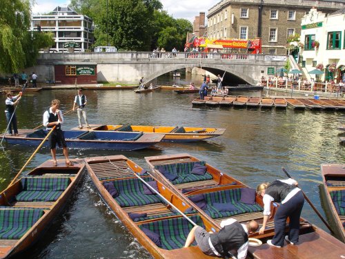 Punts in Cambridge