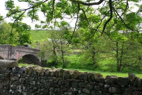 View of the bridge at Slaidburn