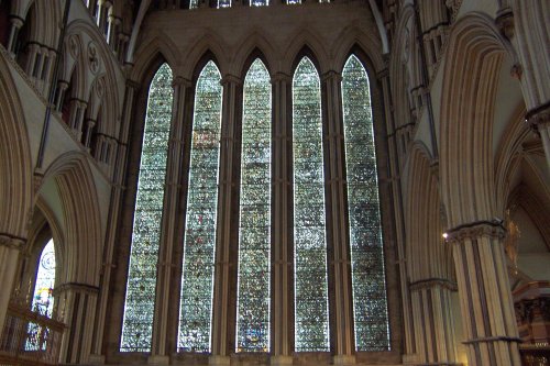 Original 12th Century Windows in York Minster