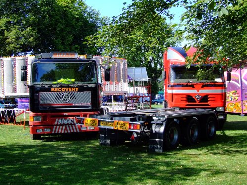 Setting up the fairground