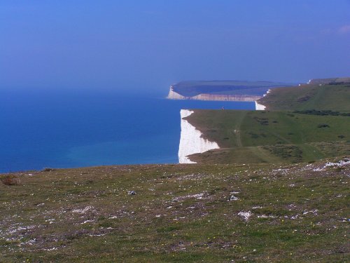 Looking towards Seaford from the South Downs