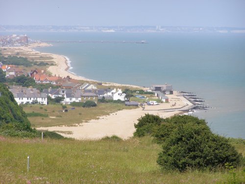 View towards Kingsdown.