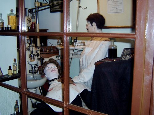 Victorian Dentists at Byegones in Babbacombe.
