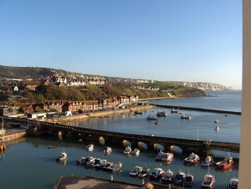 Folkestone - overlooking the Marina - October 2008