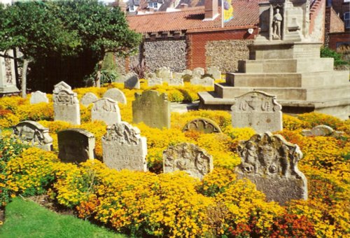 Old Tombstones, St. Peter and Paul Church, Cromer