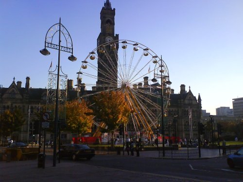 Bradford Wheel At Sunset