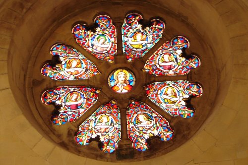 The Temple Church - Stained Glass Rose Window