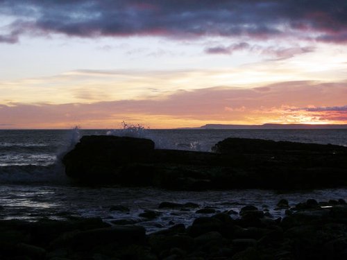 Sunrise lighthouse corner