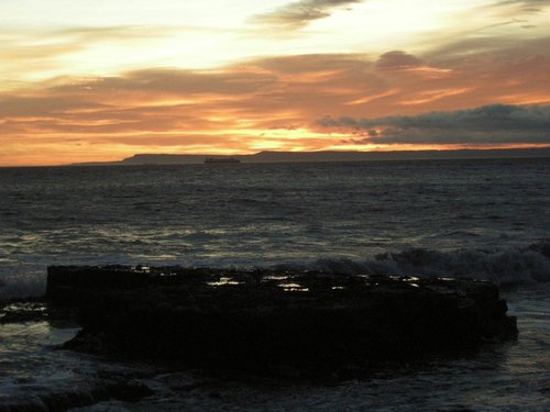 Sunrise lighthouse corner