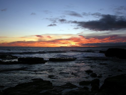 Sunrise on the lighthouse corner