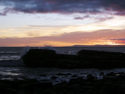 Sunrise on the lighthouse corner