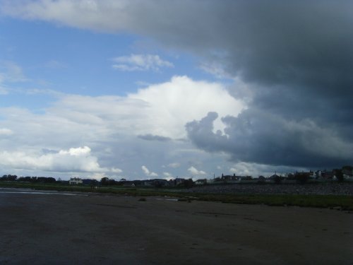 Weather looming Morecambe Bay