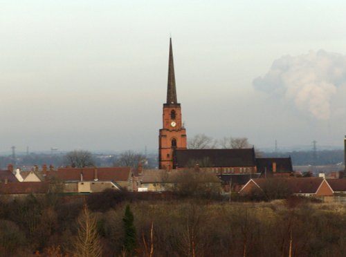 All Saints Church, Woodlands from Brodsworth Community woodland