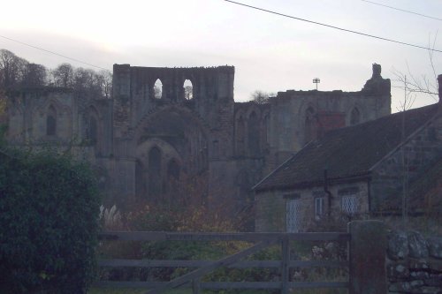 Early  Morning at Rievaulx Abbey