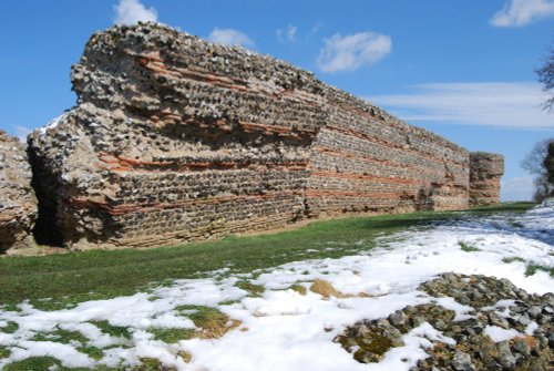 The wall of the Roman Fort