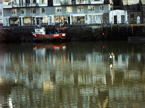 Fishing in Looe Harbour