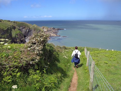 South West Coast path from Ilfracombe to Combe Martin Bay