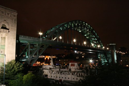 Tyne Bride at night