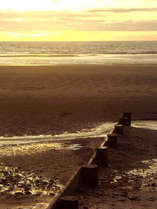 Cleveleys spring sunset