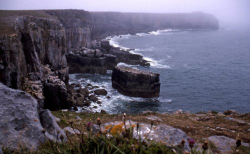 St Govans Head Coastline.