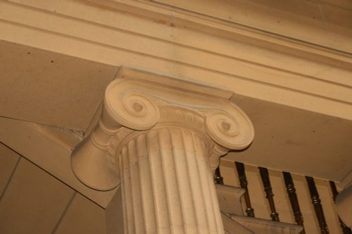 Belsay Hall entrance hall