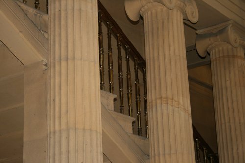 Belsay Hall entrance hall