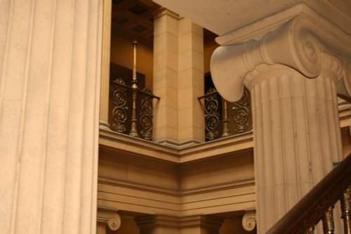 Belsay Hall entrance hall