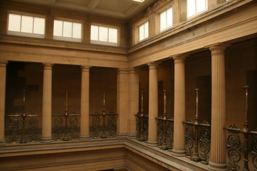 Belsay Hall entrance hall