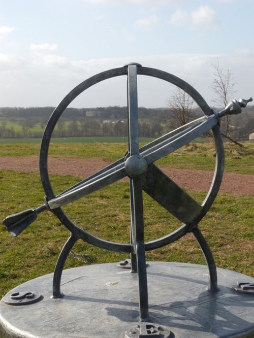 Sundial at highest point