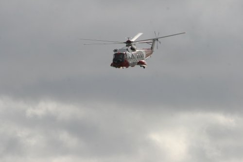 Craster RNLI helcopter training