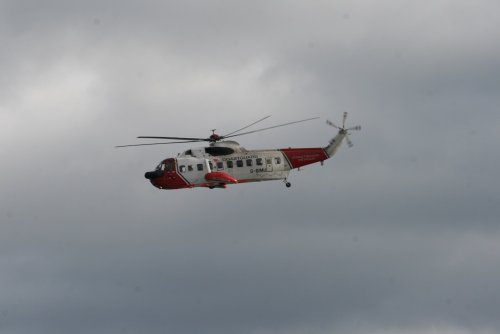 Craster RNLI helecopter training