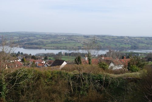 Blagdon village and lake