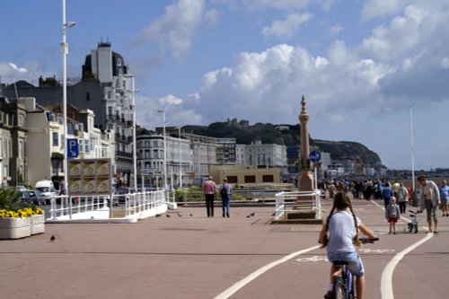 Hastings seafront.