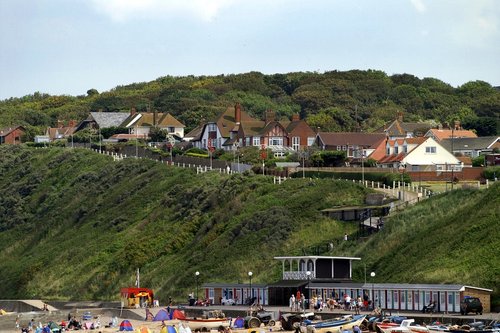 Houses with a sea view.