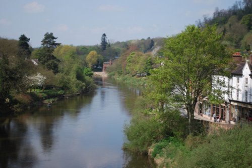 View from the bridge towards the power station