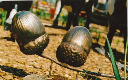 Acorn sculpture in Midsummer Place