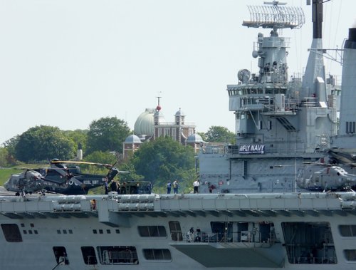 HMS Illustrious at Greenwich