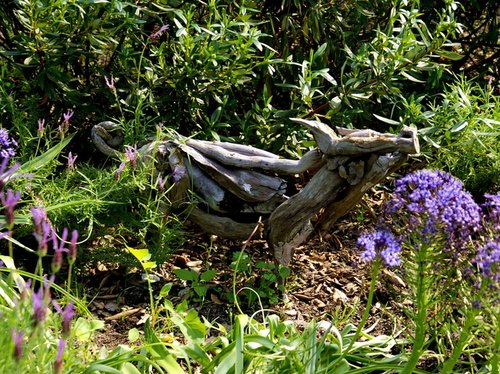 Driftwood art Pig.