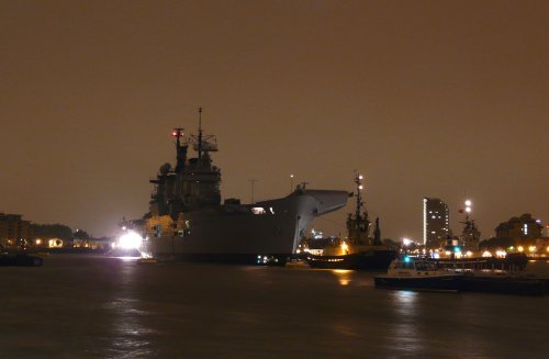 HMS Illustrious at Greenwich