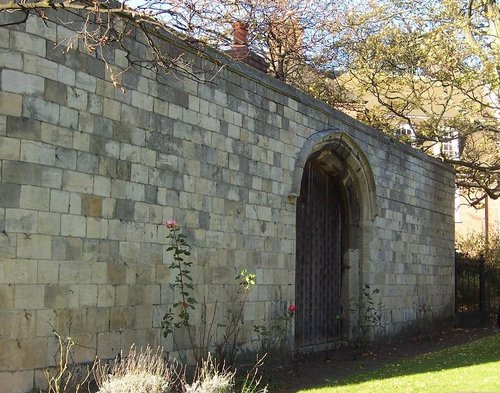 On the grounds of York Minster